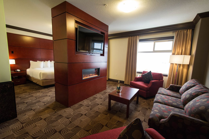 luxury suite in Chateau Nova Peace River Hotel