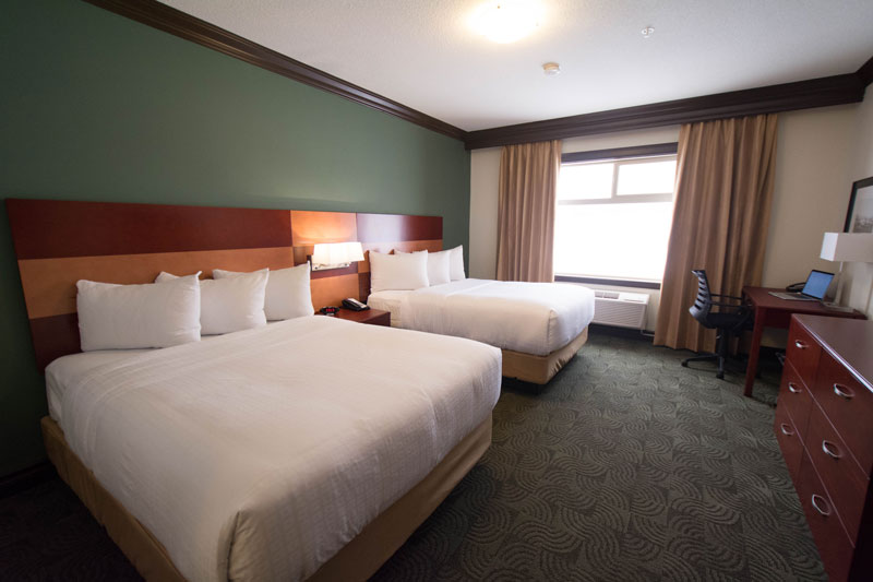 two queen room in Chateau Nova Peace River Hotel